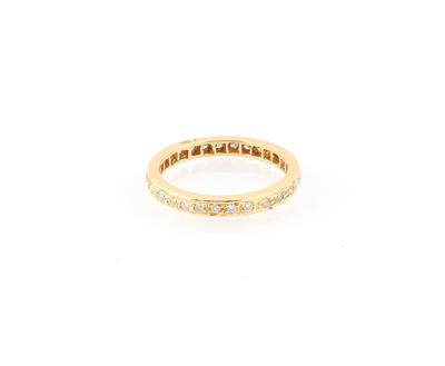 Brillant Memoryring zus. ca. 0,45 ct - Jewellery