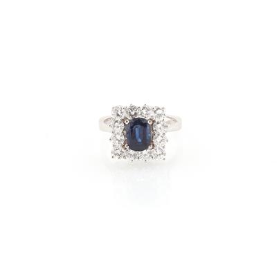 Brillant Saphir Ring - Klenoty