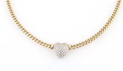 Brillantcollier zus. ca. 2,00 ct - Gioielli