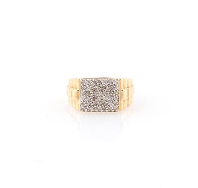 Brillantring zus. ca. 0,80 ct - Gioielli