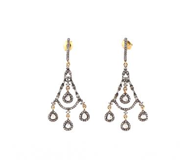 Diamantohrgehänge zus. ca. 2,50 ct - Jewellery