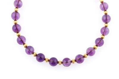 Amethystcollier - Klenoty