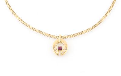 Diamant Rubin Anhänger - Jewellery