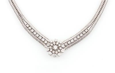 Brillantcollier zus. ca.1,60 ct - Jewellery