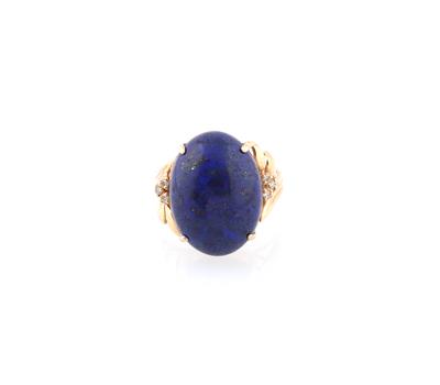 Brillant Lapislazuli Ring - Schmuck