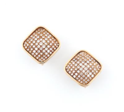 Diamantohrclips zus. ca.3 ct - Jewellery