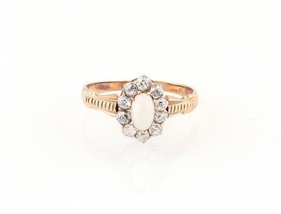 Diamant Opal Ring - Jewellery