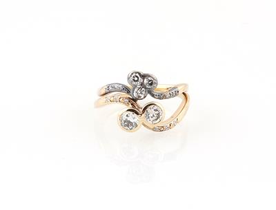 Diamantdamenring zus. ca. 0,90 ct - Schmuck