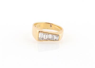 Diamantring zus. ca. 0,83 ct - Klenoty