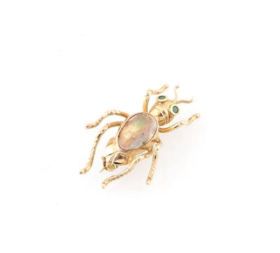 Opalbrosche Ameise - Jewellery
