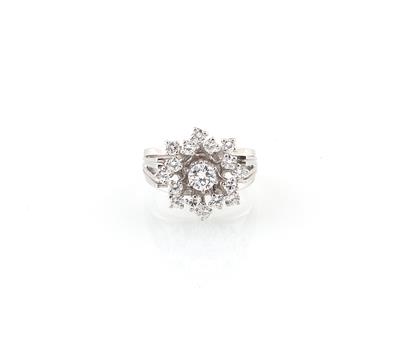 Brillantring zus. ca. 1,05 ct - Gioielli