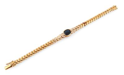 Diamant Saphir Armband - Gioielli