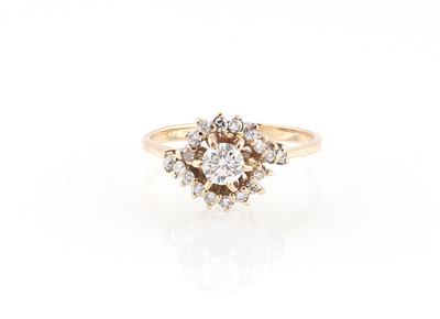 Brillant Diamantring zus. ca. 0,60 ct - Schmuck