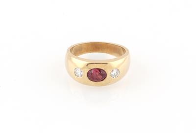 Brillant Rubin Ring - Gioielli