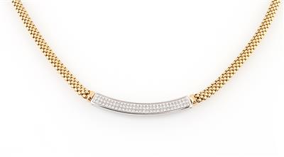 Brillantcollier zus. ca. 1,70 ct - Jewellery