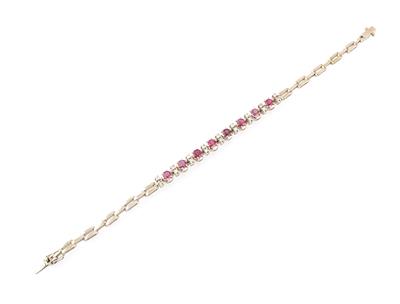 Diamant Rubin Armkette - Jewellery