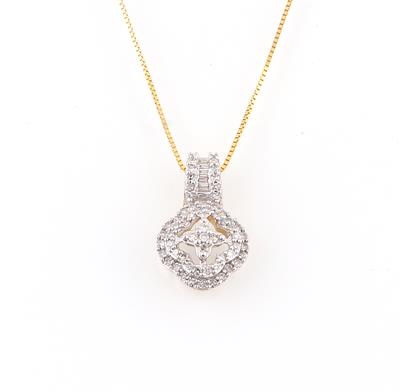 Diamantanhänger zus. ca. 0,35 ct - Jewellery