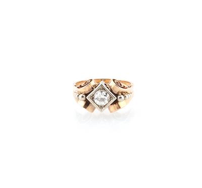 Altschliffdiamant Ring ca. 0,50 ct - Klenoty