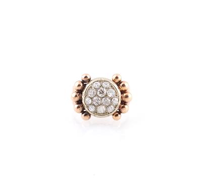 Altschliffdiamant Ring zus. ca. 1 ct - Jewellery