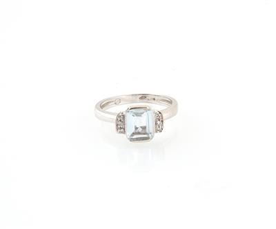 Brillant Aquamarin Ring - Jewellery