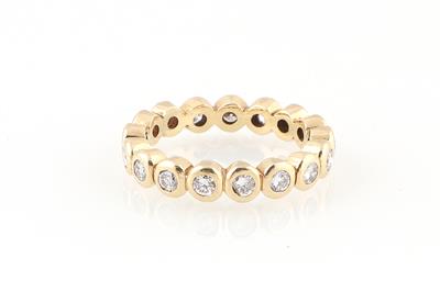 Brillantmemoryring zus. ca. 1,00 ct - Klenoty