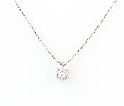 Brillantsolitärcollier ca. 0,35 ct - Schmuck