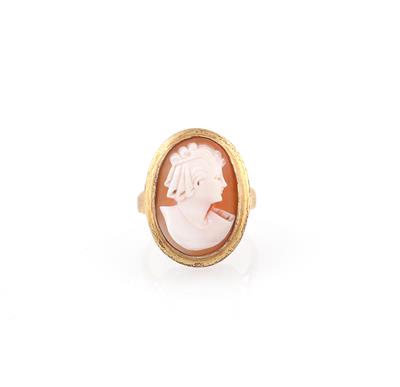 Muschelcamee Ring - Jewellery