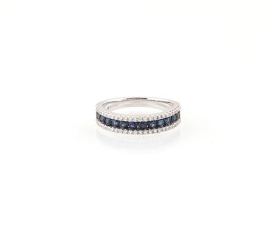 Brillant Saphir Ring - Schmuck