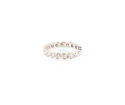 Brillantmemoryring zus. ca. 1,00 ct - Jewellery