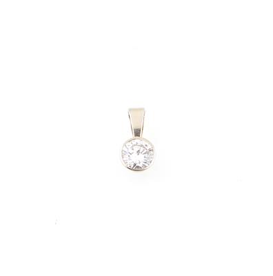 Brillantsolitäranhänger ca. 0,55 ct - Schmuck