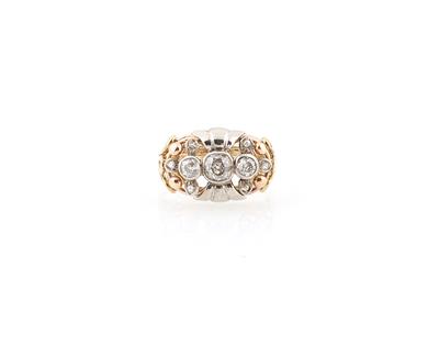 Diamantdamenring zus. ca. 0,85 ct - Jewellery