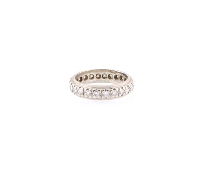 Brillant Memoryring zus. ca. 0,80 ct - Gioielli