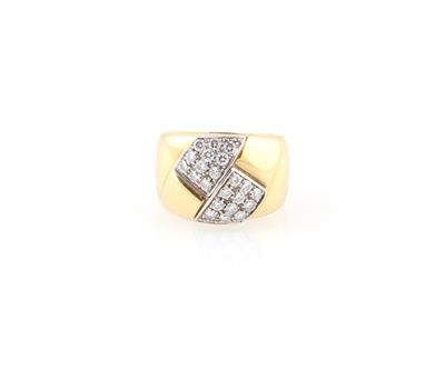 Brillantring zus. ca. 0,90 ct - Gioielli