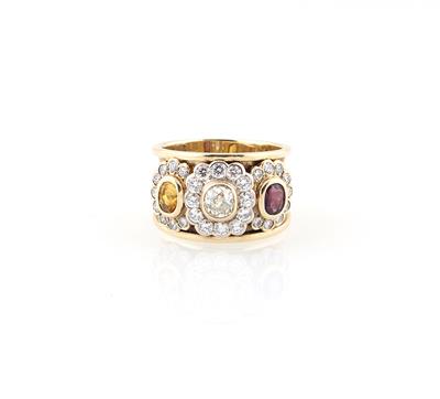 Diamant Farbstein Ring - Gioielli