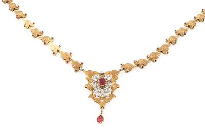 Diamant Rubin Collier - Jewellery