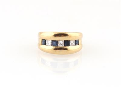 Wempe Diamant Saphir Ring - Gioielli