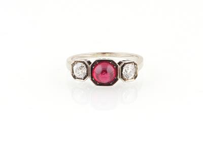 Altschliffbrillant Ring zus. ca. 0,40 ct - Schmuck