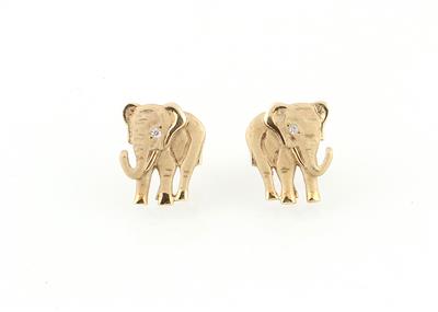 Brillantohrstecker Elefanten - Jewellery