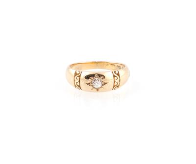 Altschliffdiamant Ring ca. 0,10 ct - Schmuck