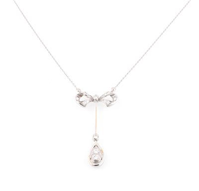 Brillantcollier zus. ca. 0,65 ct - Gioielli