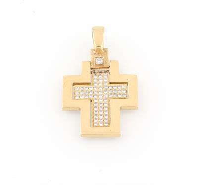 Brillantkreuz zus. ca. 1,35 ct - Jewellery