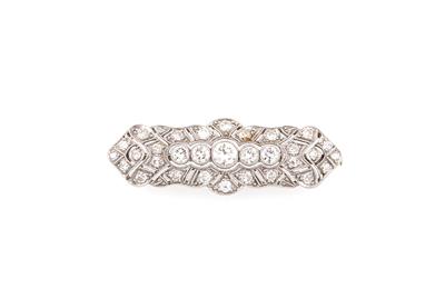 Diamantbrosche zus. ca. 1,30 ct - Jewellery