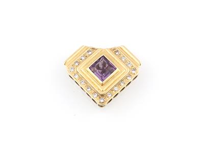 Brillant Amethyst Anhänger - Jewellery