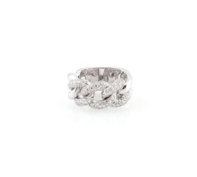 Brillant Kettenring zus. ca. 1,45 ct - Jewellery