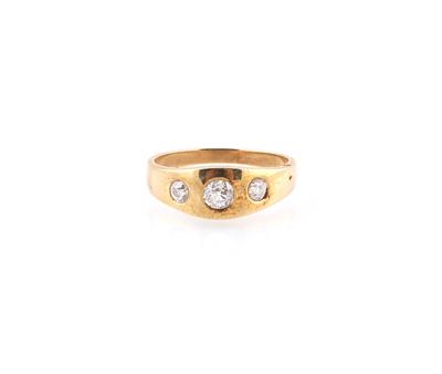 Altschliffbrillant Ring zus. ca. 0,60 ct - Gioielli