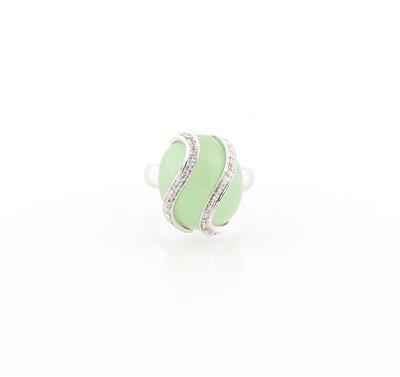 Brillant Chrysopras Ring - Jewellery