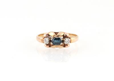 Brillant Saphir Ring - Schmuck