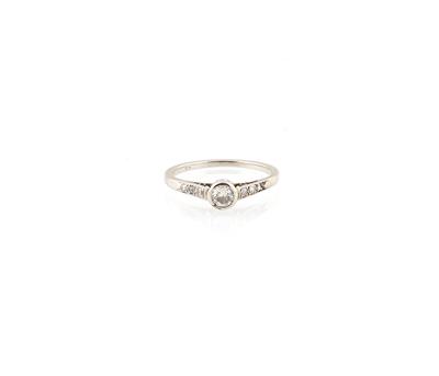 Diamantring zus. ca. 0,37 ct - Klenoty