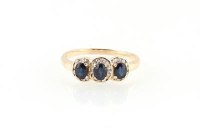 Brillant Saphir Ring - Klenoty