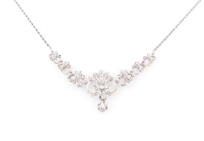 Diamantcollier zus. ca. 1,80 ct - Klenoty